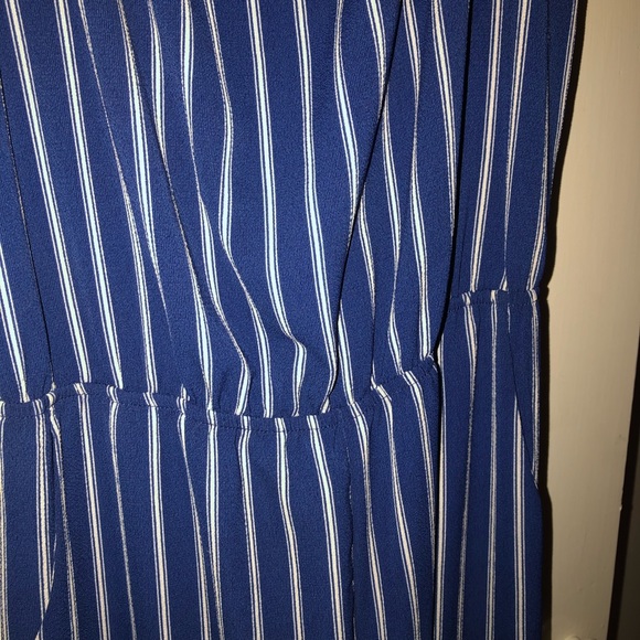 Striped Blue and white romper - Picture 3 of 6